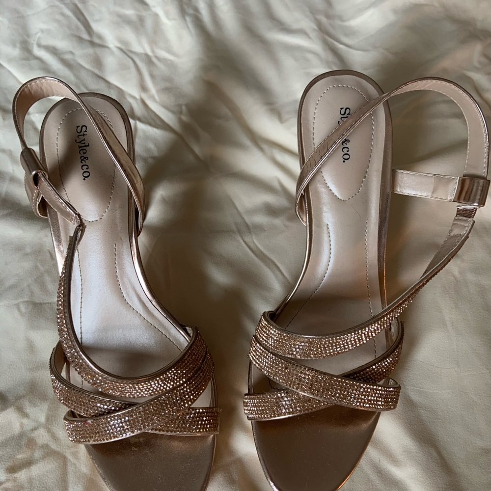 Rose Golden Heels